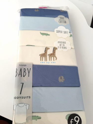 George baby pack blue white - 7,