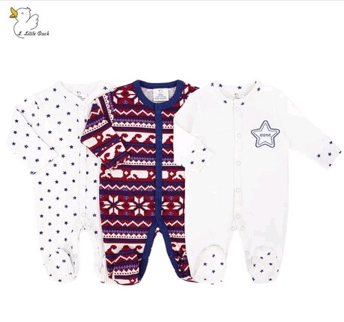 Pack baby sleepsuits - 3,