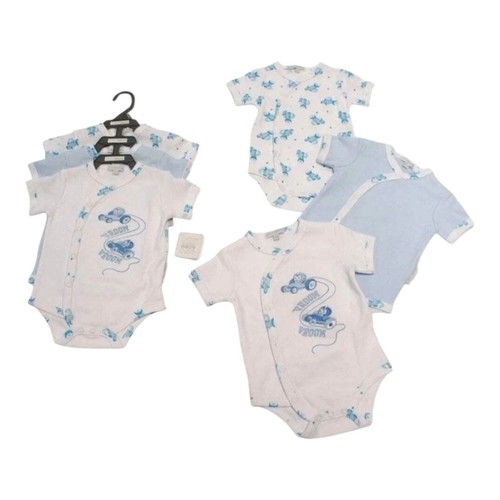 Boys blue bodysuit pack - 3,