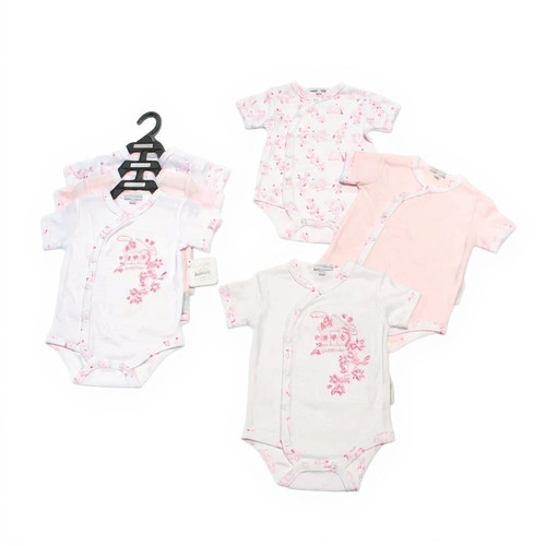 Girls pink bodysuit pack - pink, 3