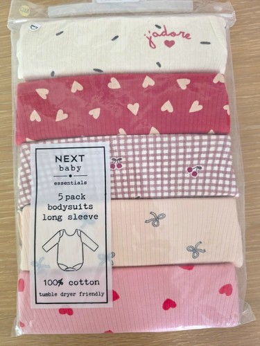 Next baby bodysuits pack - 5,