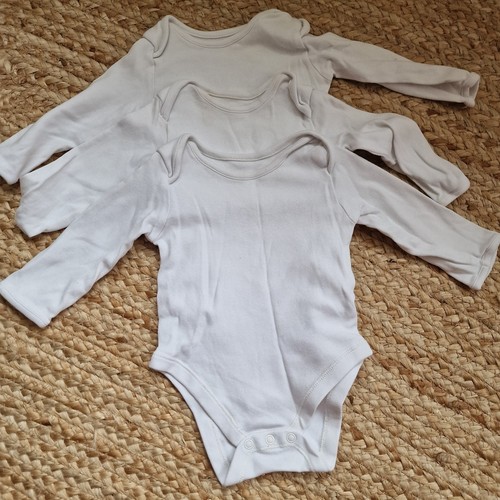 George baby white - white, long