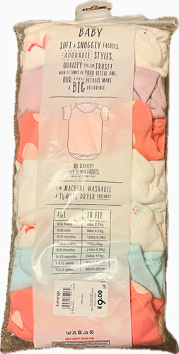 George pack baby bodysuits - 3,