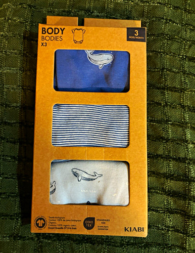 Kiabi baby bodysuits pack - bodysuits, 3